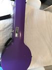 14393 Calton Colton Banjo Case Purple Hard Shell With Velvety Inter