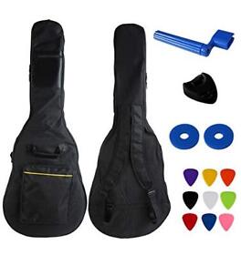 34 Inch Waterproof Dual Adjustable Shoulder Strap Acoustic Guitar