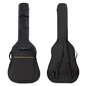 36 Inch Acoustic Guitar Gig Bag Waterproof Dual Adjustable Shoulder Strap 5mm Pa