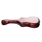 4334239067 Knox Gear Fiberglass Acoustic Guitar Case Maroon 636156003819
