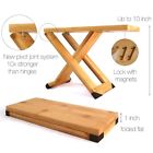 4334252455 Fox Fern Guitar Foot Stool Professional Bamboo Wood Footrest Magnets