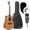 639266213383 Hola Music Acoustic Guitar Bundle Dreadnought Series By