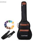 747529653736 Unbranded Double Strap Padded Folk Acoustic Guitar Bag