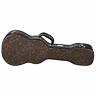 818896029100 Luna Guitars Hard Shell Tooled Leather Tenor Ukulele