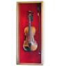 822426407894 Violin Display Case Mandolin Ukulele Walnut Solid Wood