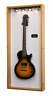822426408556 Electric Guitar Display Case Oak Wood Led Light