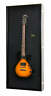 822426410627 Electric Guitar Display Case Large Black Wood Usa