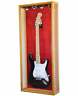 822426412041 Guitar Display Case Oak Wood Usa Cabinet Led