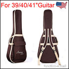 827882854077 Unbranded Us Brown Folk Acoustic Guitar Gig Bag