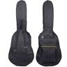 880606856320 Unbranded Black Acoustic Guitar Bag Soft Case Double