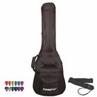 9ettiolk3p General Chromacast Electric Guitar Padded Gig Bag Case And Pick