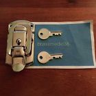 A663 Allied Supply Nickel Plated Drawbolt Latch Locking