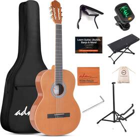 Admjc613-parent Adm Full Size Classical Nylon Strings Acoustic Guitar 39 Inch Yellow