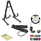 Aegvpk1 Electric Guitar Accessory Pack Stand Strap Cable Pick 811501012467