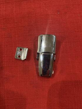 A630 Allied Supply Chrome French Horn Style Case Latch