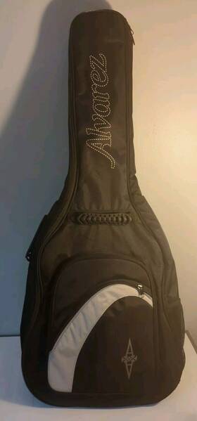 Agb-15 Alvarez Duo-foam Deluxe Gig Bag For Acoustic Guitars - Book Straps