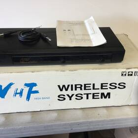 Awr6012 Audio 2000s Wireless Mic Receiver Tm Model And Power Supply Manual