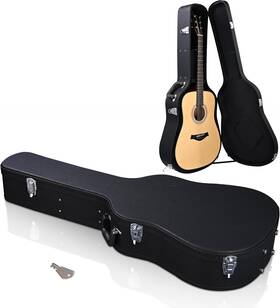 D28ghc001-ag-06 Aw Acoustic Guitar Case Hard Dreadnought 41 For Black-pu