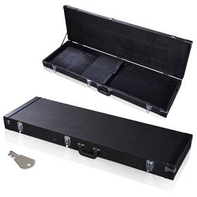 D28ghc005-e-bass-06 Aw Electric Bass Guitar Hard Case Wooden Shell Carrying Lockable With