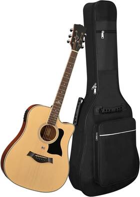Kxfd-41 Brand Diboer 41 Inch Acoustic Guitar Bag 0.35 Thick Padding Water 40/41 Black
