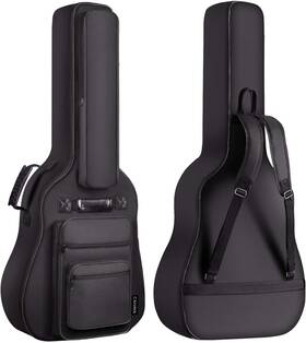 Branded 705353292781 Hard Case For Acoustic Guitar Bag 6 Pockets Resistent Oxford Cloth Waterproof