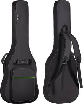 Branded 744759563101 Bass Guitar Case Fits Most Standard Electric Guitars Black