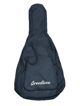 8008135 Breedlove Gig Bag Guitar Soft Sided Case Zipper Black Backpack Style Carrying