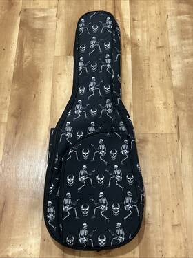 Cahaya 313030778796 Elec Guitar Bag Rose Printsoft Case Padding Gig Backpack