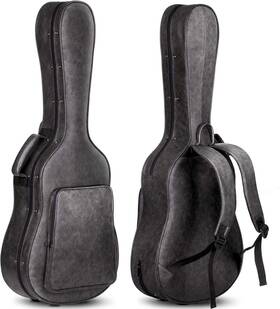 Cahaya 313108127150 Acoustic Guitar Case Waterproof Hardshell 0.8in Thick Padding