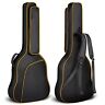 Cahaya 44 Inch Guitar Bag For Dreadnought And Jumbo Orange Line Gig 0.47in