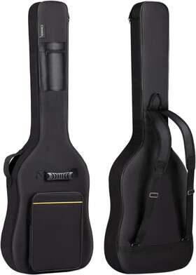Cahaya 445000065025 Bass Guitar Bag Gig 0.3inch Padding Black Padded Backpack Soft Electric
