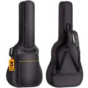 Cahaya 712317205909 Acoustic Guitar Case Gig Bag Soft Padded 41 In Water-resistent Backpa
