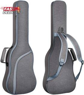 Cahaya 744110571295 Electric Guitar Bag Padded Gig Case 0.35in Padding Du