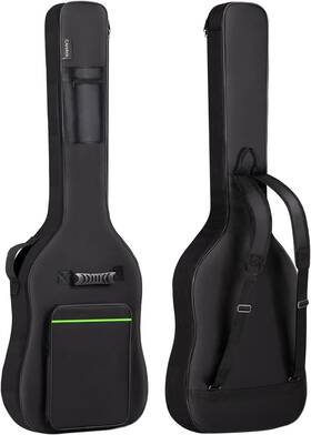 Cy0292 Cahaya 744110765786 Bass Guitar Bag 0.3in Black Padded Soft Electric Case