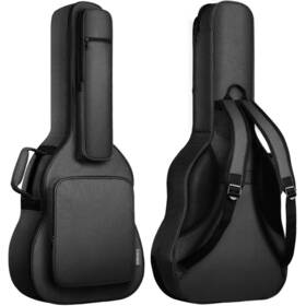 Cahaya 791727456682 Acoustic Guitar Case Soft Padded Bag 0.7 In Thick Sponge Reinforced Gi