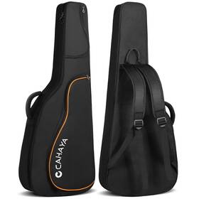 Cahaya Ev-cy0346-acoustic Acoustic Guitar Bag 42 43 44in Guitars 0.5in Thick Padding Case Gig B