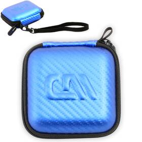 Eva3-blue-fmmicro Casematix Cm Carry Case For Fender Mustang Micro Headphone Guitar Amp And Cable Only