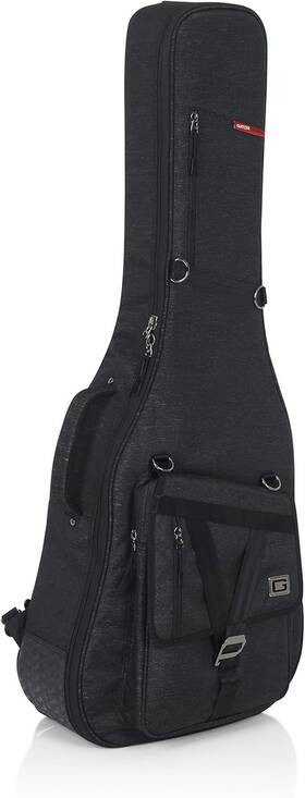 Cases 711181095463 Transit Series Resonator 00 And Clasical Guitar Gig Bag Charcoal Black Ext