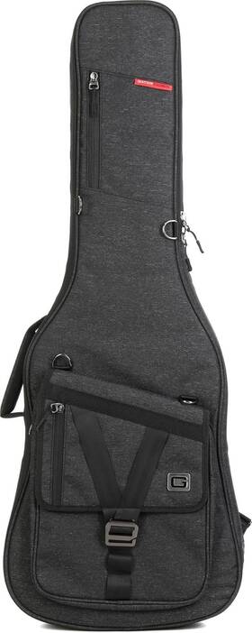 Cases 744110291216 Transit Series Lightweight Electric Guitar Gig Bag With Back Pack Straps A