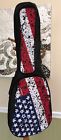 Cc-a3-4pb-bag-usa Chromacast Usa Flag Graphic Size Acoustic Guitar Padded Travel Gig