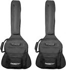 Cc-ajpb-bag-2pk Chromacast Acoustic Jumbo Guitar Padded Gig Bag Pack 0811501053903
