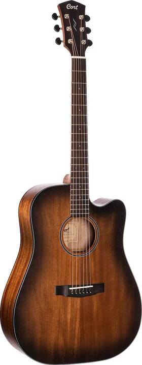 A-001-2656-1 Cort Coredcopbb Core-dc Series Dreadnought Cutaway Acoustic Electric Guitar.