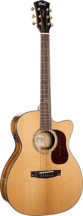 A-001-2674-1 Cort Goldoc6-bo Gold Series Oc6 Bocote Acoustic Electric Guitar. Natural Glossy