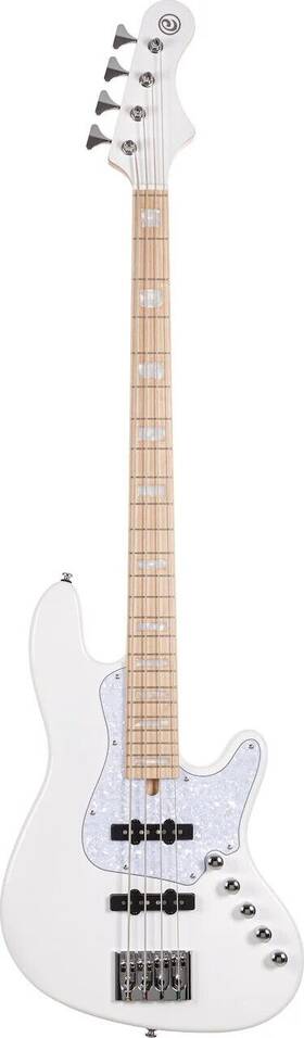 Njs4wht Cort Elrick Njs 4 Bass Guitar. White