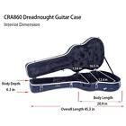 Cra860dbk Acoustic Dreadnought Guitar Case Abs Molded Arch Top 817173015560
