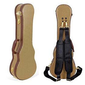 Crossrock 0-string Britone Ukulele Backpack Multi-ply Wood Case In Vintage