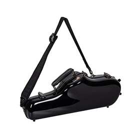 Crossrock 810048594054 Fiberglass Case Fits For Alto Saxophone With Removable Shoulder Str