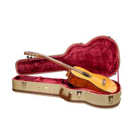 Crossrock 810116613144 Master Series - Wooden 4/4 Classical Guitar Case-fabric Tweed