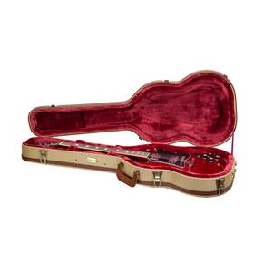 Crossrock 810116613359 Master Series-wooden Sg Electric Guitar Case-fabric Tweed
