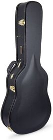 Crw620dbk Crossrock Acoustic Dreadnought Guitar Case Vintage Arch-top Wooden Hardshell